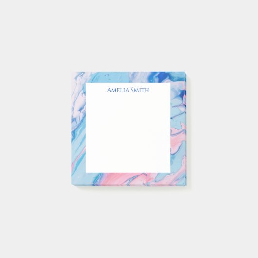 Post-it® Jolie peinture coulée pastel (Devant)