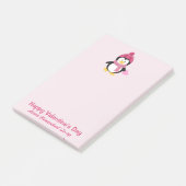 Post-it® Jolie Penguin Homeschool Co-op Valentine's Day (Incliné)