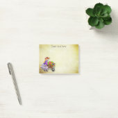 Post-it® Jolie petite fille aux fleurs et brouette Note Pos (Bureau)
