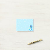 Post-it® Jolie petite princesse sur fond bleu clair (Sur un bureau)