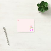 Post-it® Jolie petite princesse sur fond rose clair (Bureau)