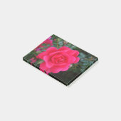 Post-it® jolie photographie de fleur de rose rose (Incliné)