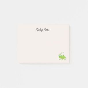 Post-it® Jolie sauterelle verte violette