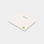 Post-it® Jolie sauterelle verte violette (Incliné)