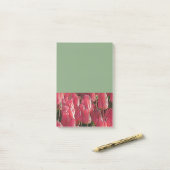 Post-it® Jolie tulipe rose (Sur un bureau)