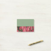 Post-it® Jolie tulipe rose (Sur un bureau)