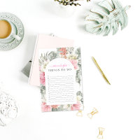 Jolie végétation florale tropicale | Monogramme