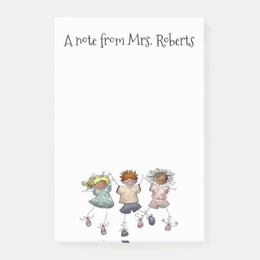 Post-it® Jolies figurines bâton (Devant)