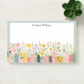 Post-it® Jolies fleurs et livres (Bureau)