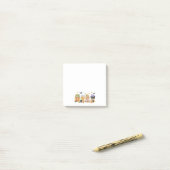 Post-it® Jolies notes adhésives citrouille (Sur un bureau)