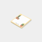 Post-it® Jolies Notes Adhésives Fleur de Cactus en Pot (Incliné)