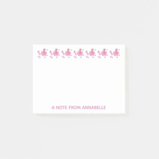 Post-it® Jolies notes de caniche (Devant)