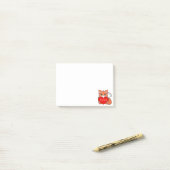 Post-it® Jolies Notes de Petit Renard (Sur un bureau)