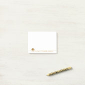 Post-it® Jolies notes personnalisées de chat hippie (Sur un bureau)