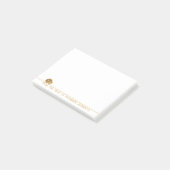 Post-it® Jolies notes personnalisées de chat hippie (Incliné)