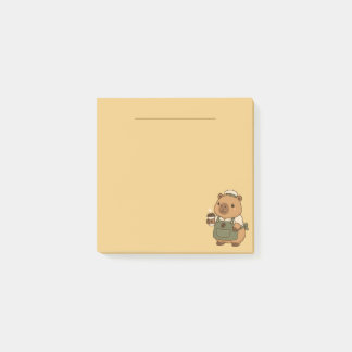 Post-it® Jolies notes repositionnables Barista Capybara pas