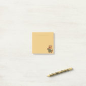 Post-it® Jolies notes repositionnables Barista Capybara pas (Sur un bureau)