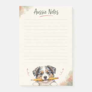 Post-it® Jolies notes sur le Berger Australien Aussie