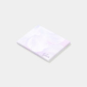 Post-it® Jolies Pétales Violettes Abstraites (Incliné)