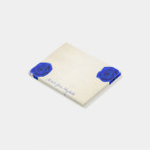 Post-it® Jolies roses bleues élégantes (Incliné)