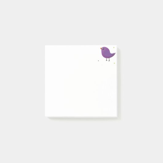 Post-it® Jolis oiseaux colorés (Devant)