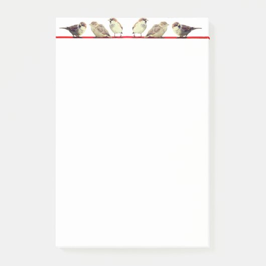 Post-it® Jolis petits oiseaux (Devant)