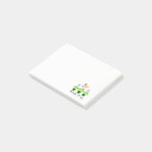 Post-it® "jolis plantes de fleurs" notes collantes, poster (Incliné)
