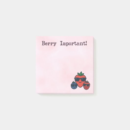 Post-it® Jolis Post-Its | Post-Its Fruité Importants (Devant)