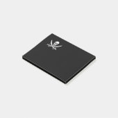 Post-it® Jolly roger drapeau de pirate (Incliné)