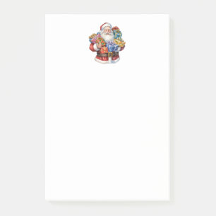 Post-it® Jolly Santa Claus En Costume Rouge Traditionnel