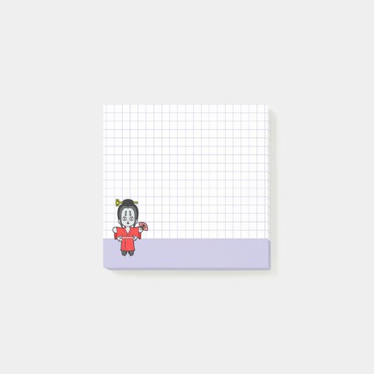 Post-it® Jorogumo- Japanese Spider Yokai Purple Grid (Devant)