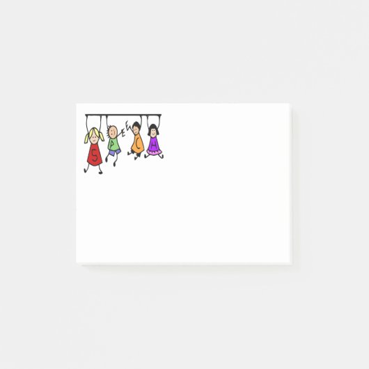 Post-it® Jote Kids Cartoon Holding orthophonie Mots (Devant)