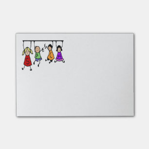 Post-it® Jote Kids Cartoon Holding orthophonie Mots