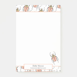 Post-it® Joty Pink Lovebug Beetle Coordonnées
