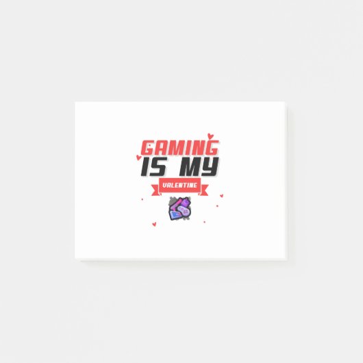 Post-it® Jouer est ma Saint Valentin (Devant)