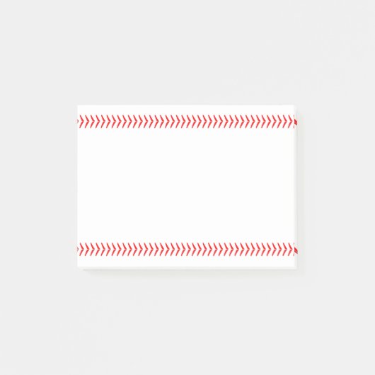 Post-it® Joueur de baseball ou entraîneur Red Baseball Stit (Devant)