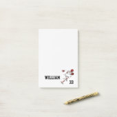 Post-it® Joueur de football (Sur un bureau)