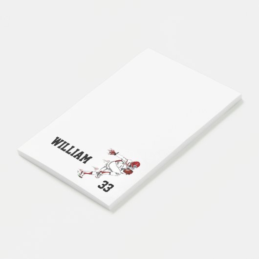 Post-it® Joueur de football (Incliné)