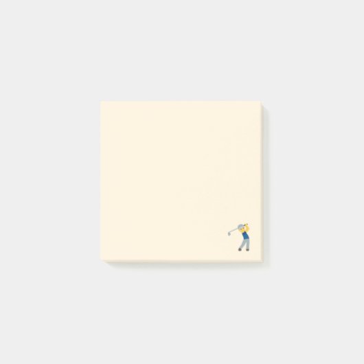 Post-it® Joueur de golf Emoji (Devant)