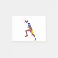Joueur de handball à l'aquarelle