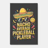 Post-it® Joueur de pickleball moyen nacho (Devant)