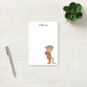 Post-it® joueur de singe de basket-ball (Bureau)