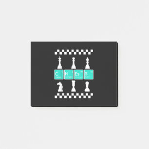 Post-it® Joueur d'échecs Lover Tableau périodique Drôle Cad