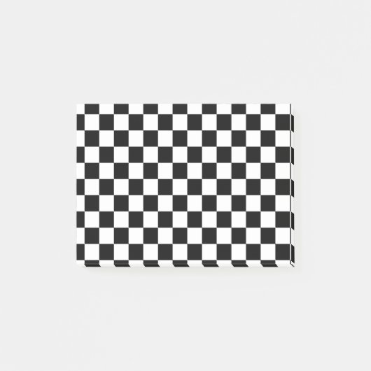 Post-it® Joueurs d'échecs noir et blanc (Devant)