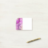 Post-it® Joueuse de volley-ball rose violet personnalisé (Sur un bureau)