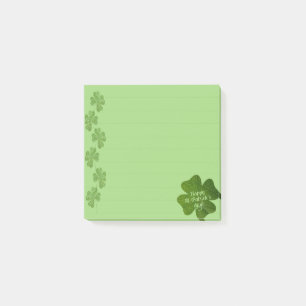 Post-it® Jour de la Saint-Patrick Trèfle