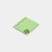 Post-it® Jour de la Saint-Patrick Trèfle (Incliné)