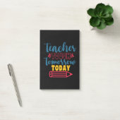 Post-it® Jour de l'enseignant Enseignant Touch demain aujou (Bureau)