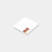 Post-it® Jour des Valentines Chien d'or (Incliné)