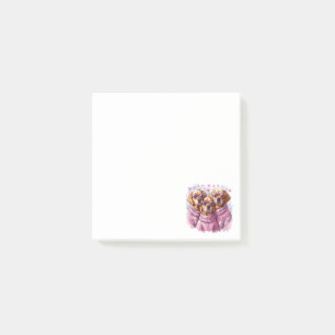 Post-it® Jour des Valentines Chiens d'or